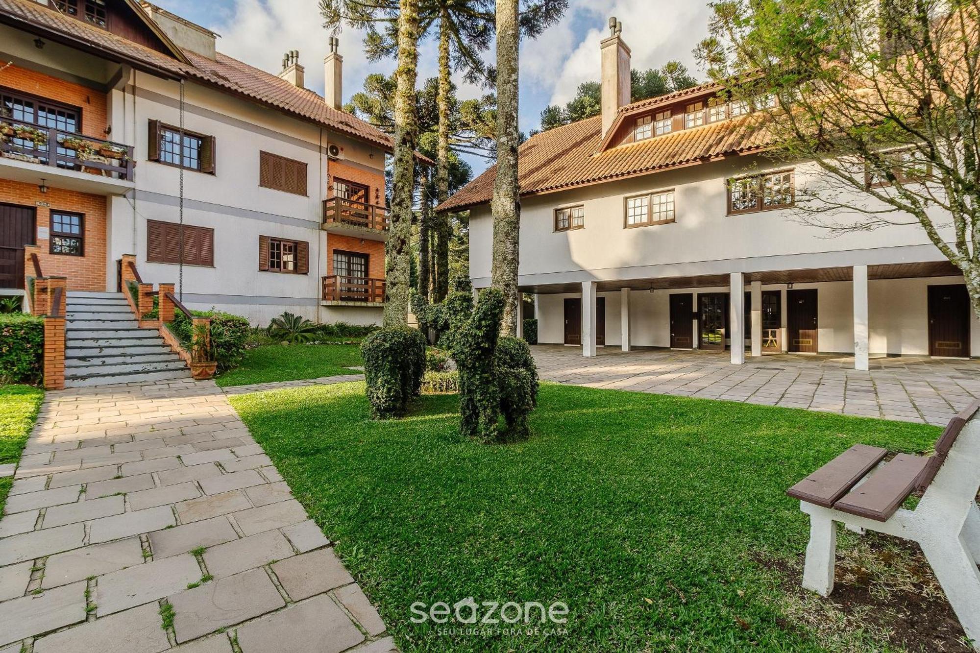 Apto Duplex C/ Lareira 100M Do Lago Negro Rln204 غرامادو المظهر الخارجي الصورة